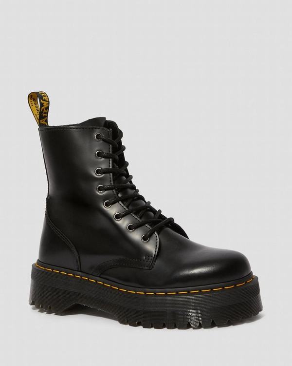 Dr Martens Dámské Boty Na Platformě Jadon Černé, CZ-961285